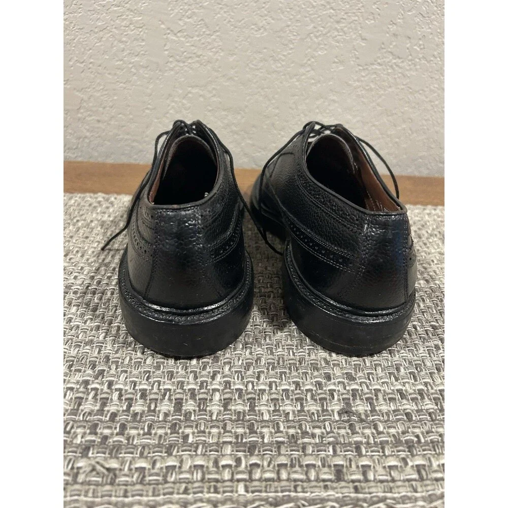Allen Edmonds MacNeil Black Leather Wingtip Oxfords Dress Shoes Men’s Size 9.5D